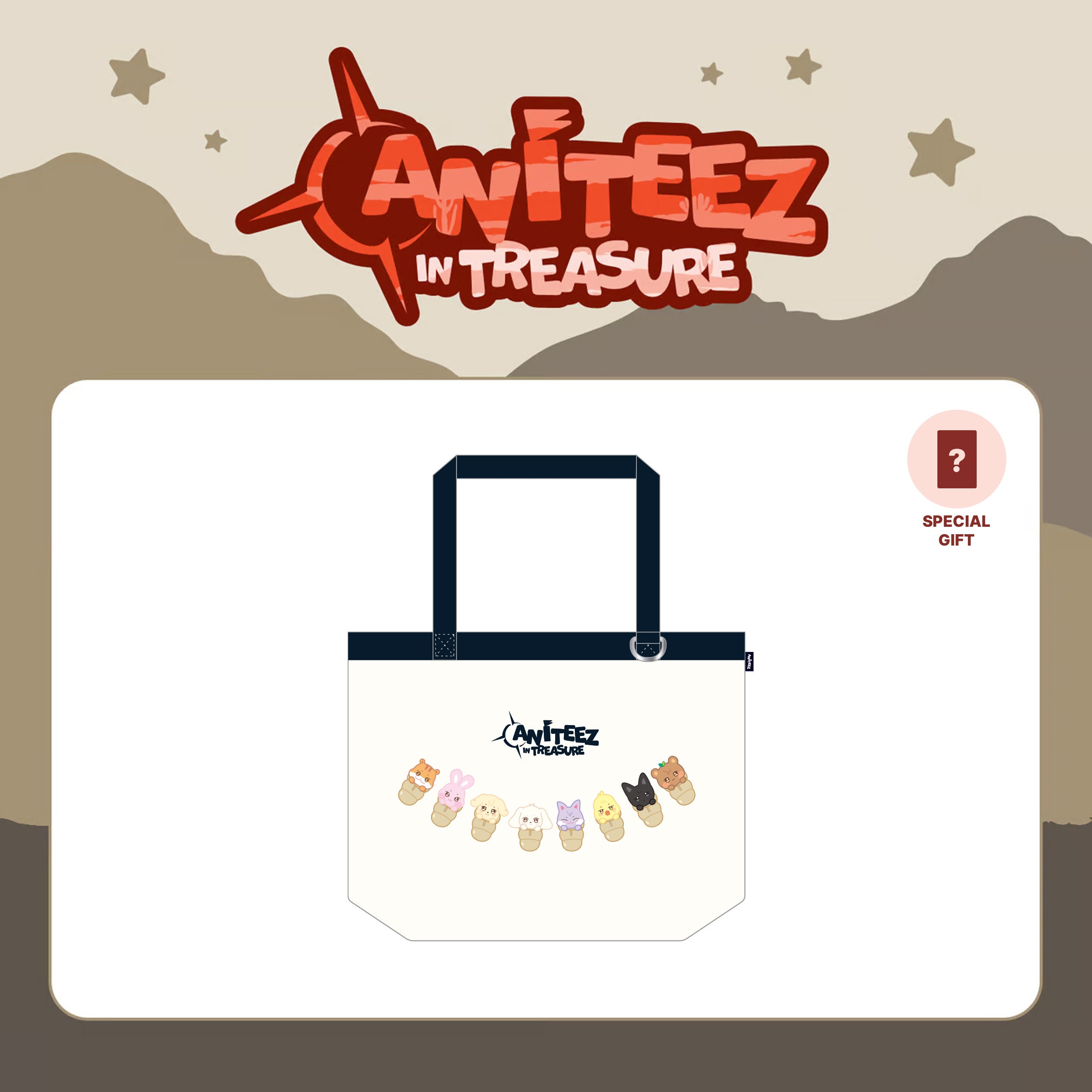 ANITEEZ IN TREASURE ECO BAG – ANITEEZ in TREASURE POP-UP STORE