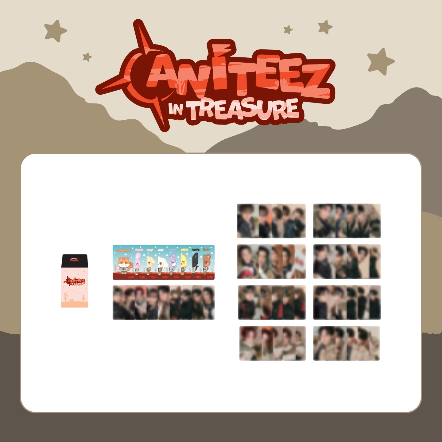 RANDOM TRADING CARD SET – ANITEEZ in TREASURE POP-UP STORE