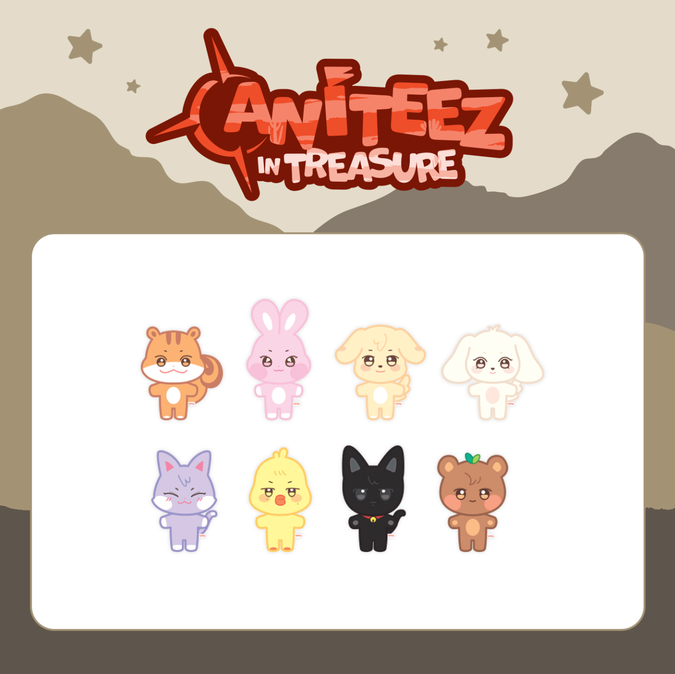 ANITEEZ IN TREASURE PLUSH DOLL – ANITEEZ in TREASURE POP-UP STORE