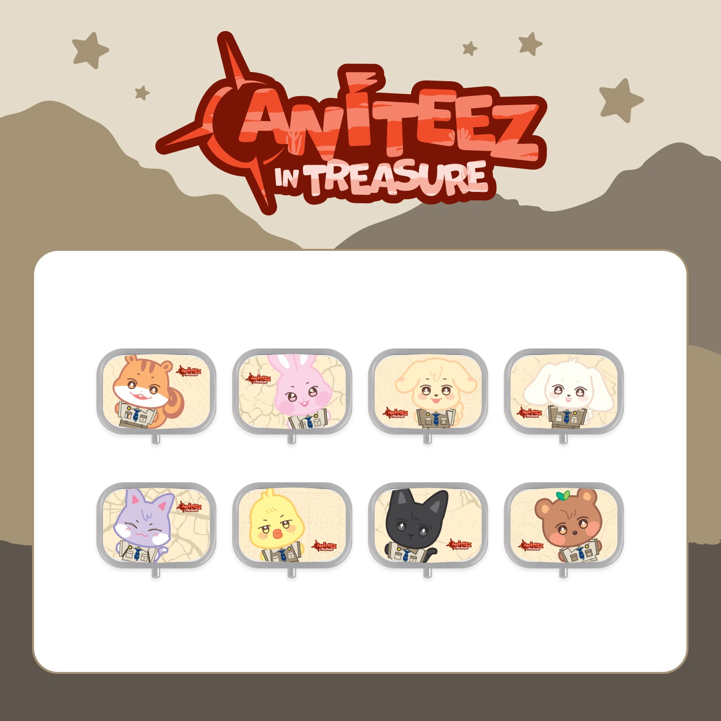 ANITEEZ IN TREASURE TREASURE TIN CASE – ANITEEZ in TREASURE POP-UP