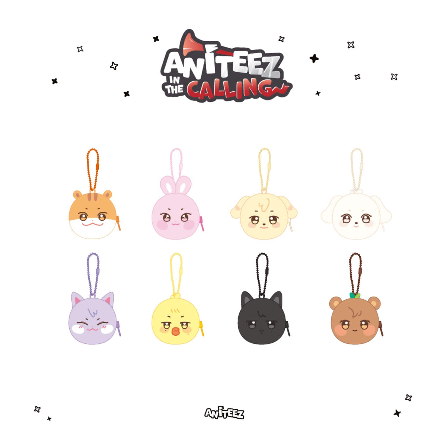 ANITEEZ IN THE CALLING BACKPACK POUCH KEYRING