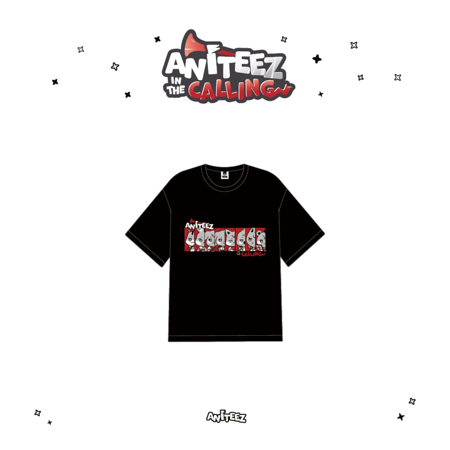 ANITEEZ IN THE CALLING T-SHIRTS BLACK