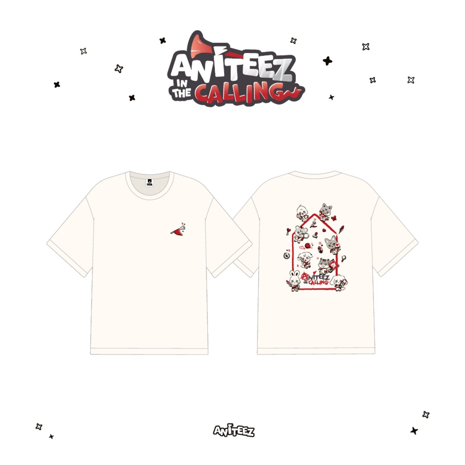 ANITEEZ IN THE CALLING T-SHIRTS CREAM