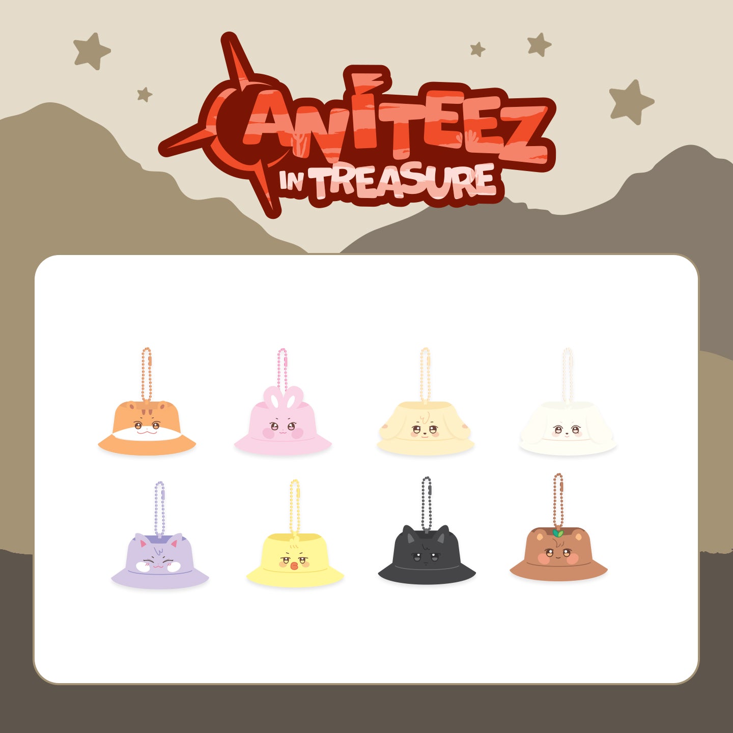 BUCKET HAT KEYRING