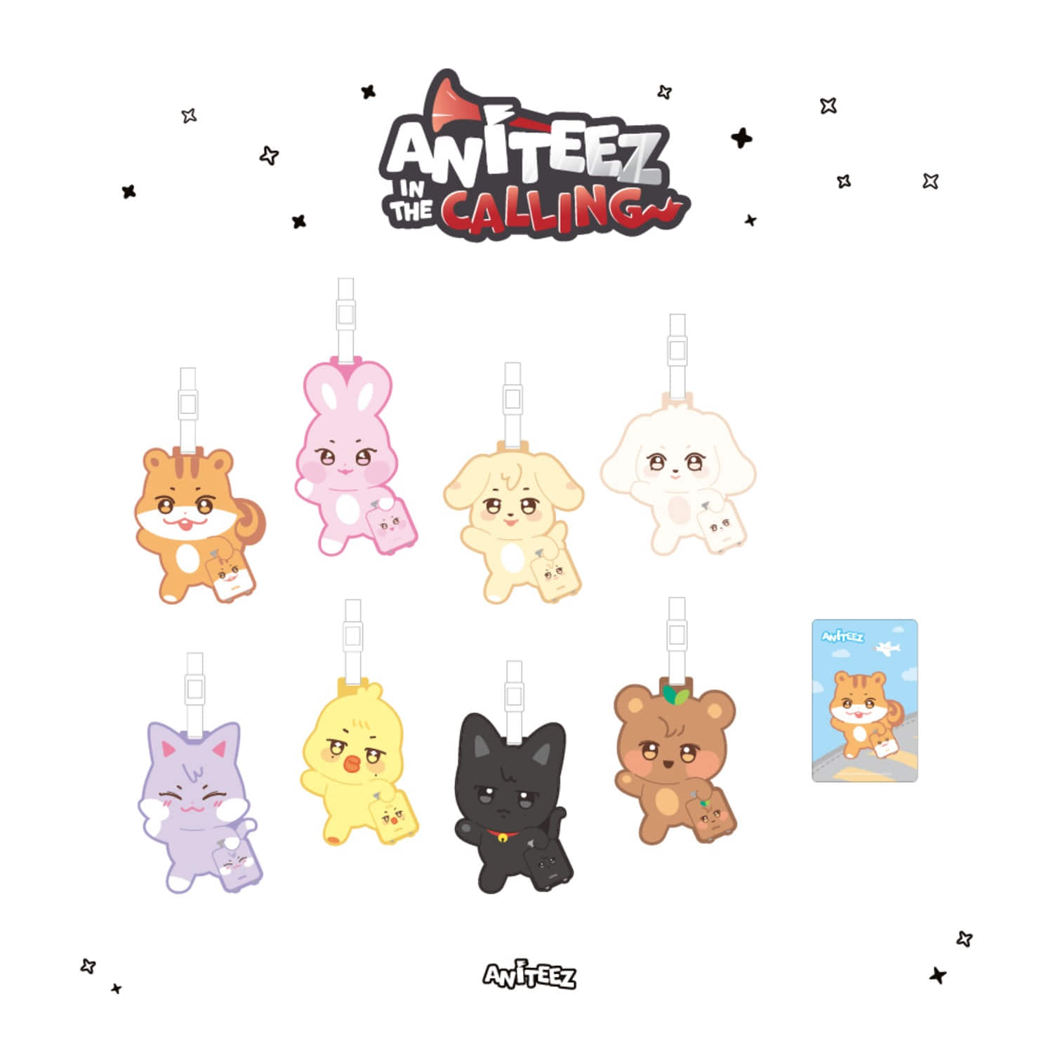 ANITEEZ IN THE CALLING PVC LUGGAGE TAG